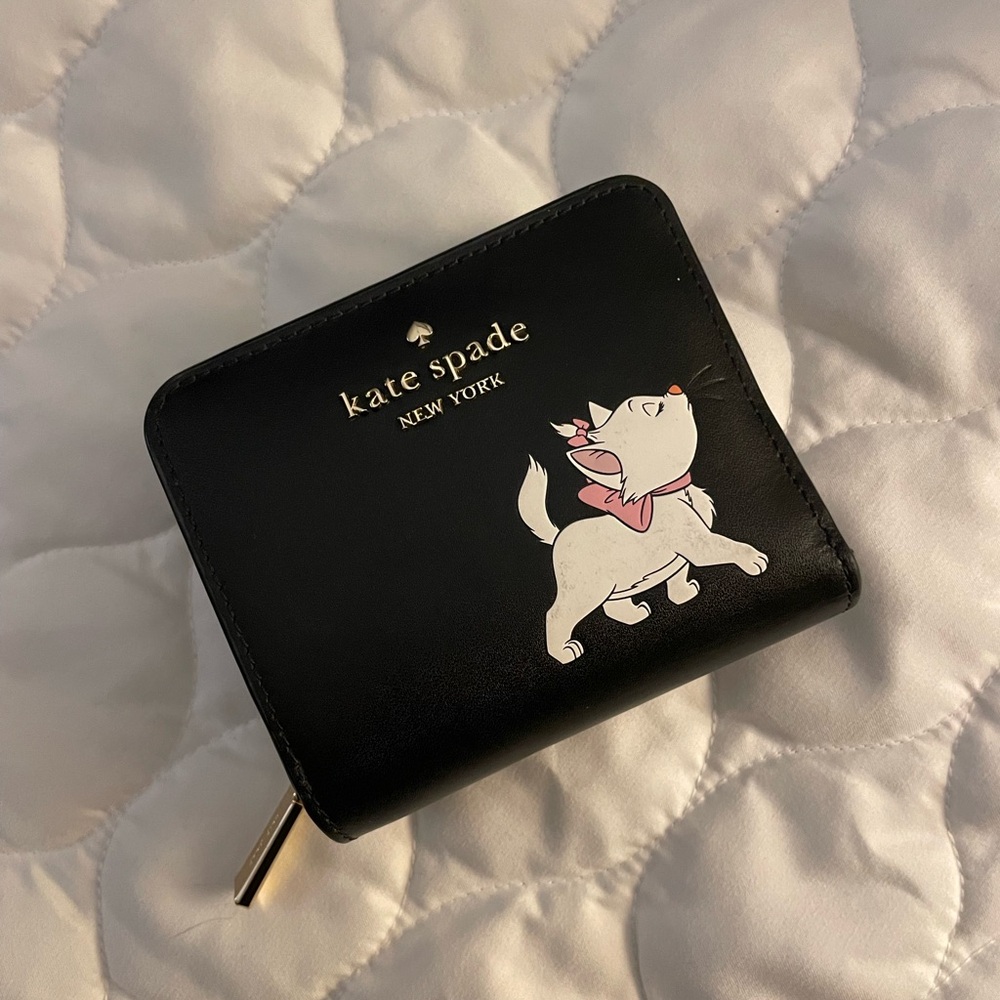 Kate Spade X Disney Aristocats - Marie Wallet, GUC